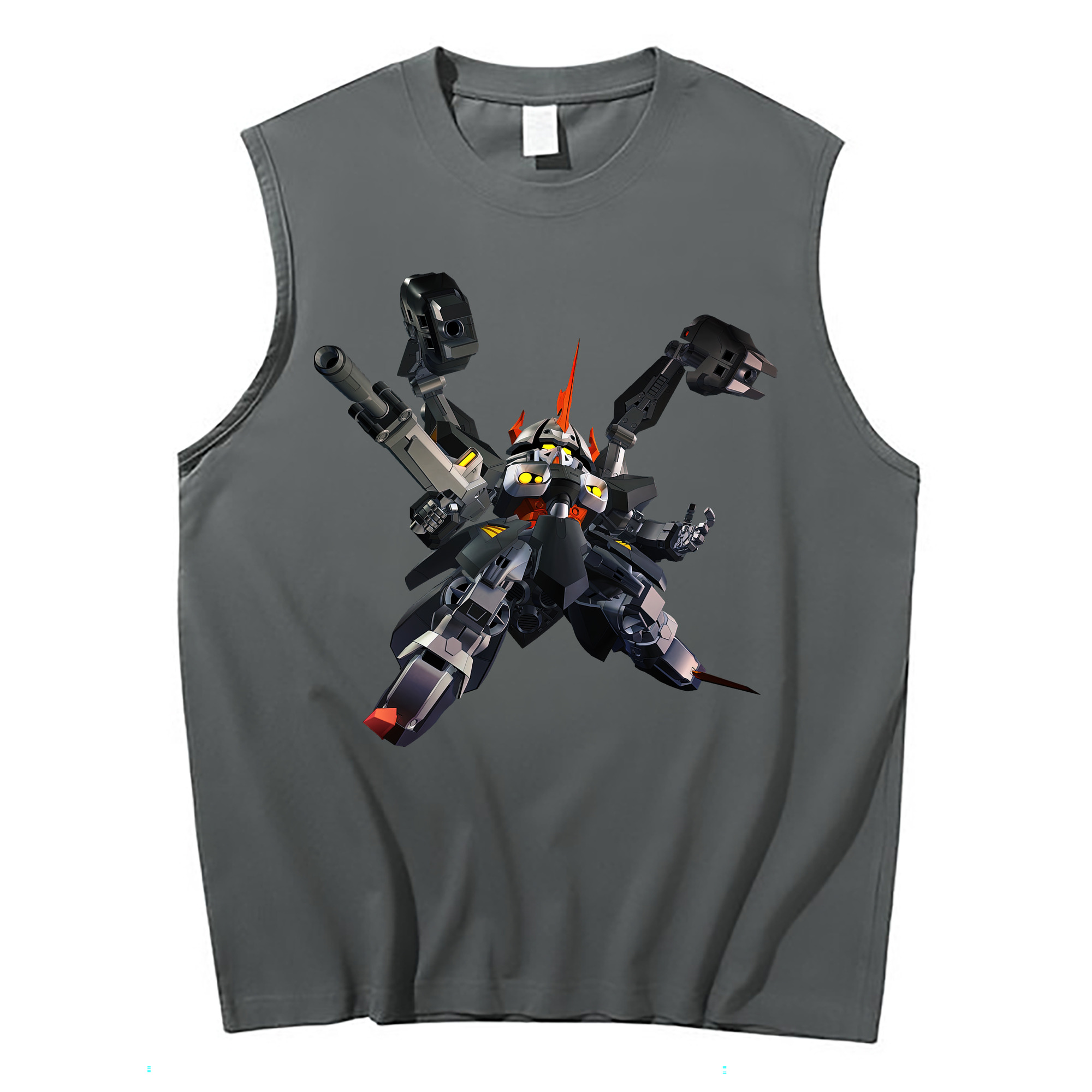 （画像用） 機動戦士ガンダム Mobile Suit Gundam コットン100％タンクトップ（フロントプリント）